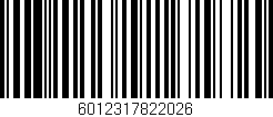 Código de barras (EAN, GTIN, SKU, ISBN): '6012317822026'