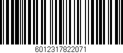 Código de barras (EAN, GTIN, SKU, ISBN): '6012317822071'