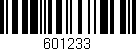 Código de barras (EAN, GTIN, SKU, ISBN): '601233'