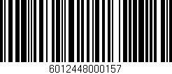 Código de barras (EAN, GTIN, SKU, ISBN): '6012448000157'
