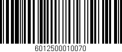Código de barras (EAN, GTIN, SKU, ISBN): '6012500010070'