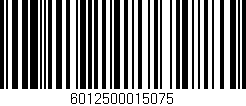 Código de barras (EAN, GTIN, SKU, ISBN): '6012500015075'