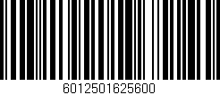 Código de barras (EAN, GTIN, SKU, ISBN): '6012501625600'