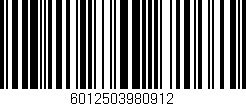 Código de barras (EAN, GTIN, SKU, ISBN): '6012503980912'