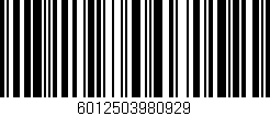 Código de barras (EAN, GTIN, SKU, ISBN): '6012503980929'