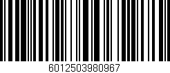 Código de barras (EAN, GTIN, SKU, ISBN): '6012503980967'