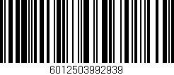 Código de barras (EAN, GTIN, SKU, ISBN): '6012503992939'