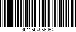 Código de barras (EAN, GTIN, SKU, ISBN): '6012504956954'