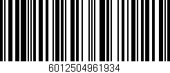 Código de barras (EAN, GTIN, SKU, ISBN): '6012504961934'