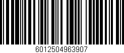 Código de barras (EAN, GTIN, SKU, ISBN): '6012504963907'