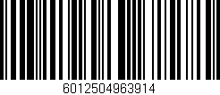 Código de barras (EAN, GTIN, SKU, ISBN): '6012504963914'