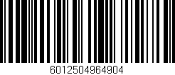 Código de barras (EAN, GTIN, SKU, ISBN): '6012504964904'