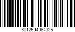 Código de barras (EAN, GTIN, SKU, ISBN): '6012504964935'
