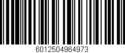 Código de barras (EAN, GTIN, SKU, ISBN): '6012504964973'