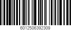 Código de barras (EAN, GTIN, SKU, ISBN): '6012506392309'