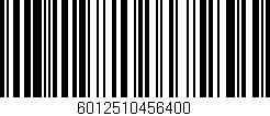 Código de barras (EAN, GTIN, SKU, ISBN): '6012510456400'