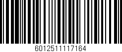 Código de barras (EAN, GTIN, SKU, ISBN): '6012511117164'
