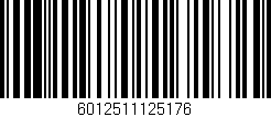 Código de barras (EAN, GTIN, SKU, ISBN): '6012511125176'