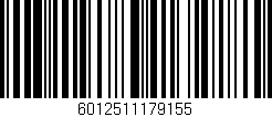Código de barras (EAN, GTIN, SKU, ISBN): '6012511179155'