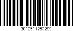 Código de barras (EAN, GTIN, SKU, ISBN): '6012511253299'