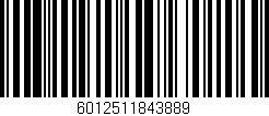 Código de barras (EAN, GTIN, SKU, ISBN): '6012511843889'