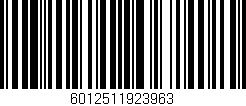 Código de barras (EAN, GTIN, SKU, ISBN): '6012511923963'