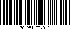 Código de barras (EAN, GTIN, SKU, ISBN): '6012511974910'