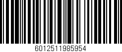 Código de barras (EAN, GTIN, SKU, ISBN): '6012511985954'
