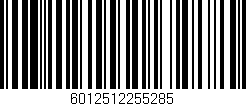 Código de barras (EAN, GTIN, SKU, ISBN): '6012512255285'