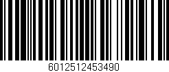 Código de barras (EAN, GTIN, SKU, ISBN): '6012512453490'