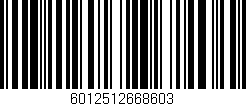 Código de barras (EAN, GTIN, SKU, ISBN): '6012512668603'