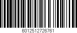 Código de barras (EAN, GTIN, SKU, ISBN): '6012512726761'