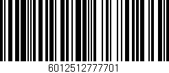 Código de barras (EAN, GTIN, SKU, ISBN): '6012512777701'