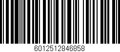 Código de barras (EAN, GTIN, SKU, ISBN): '6012512846858'