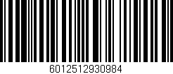 Código de barras (EAN, GTIN, SKU, ISBN): '6012512930984'