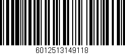 Código de barras (EAN, GTIN, SKU, ISBN): '6012513149118'