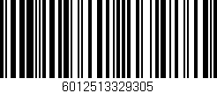 Código de barras (EAN, GTIN, SKU, ISBN): '6012513329305'