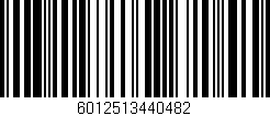 Código de barras (EAN, GTIN, SKU, ISBN): '6012513440482'