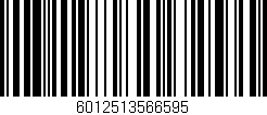 Código de barras (EAN, GTIN, SKU, ISBN): '6012513566595'