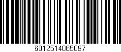 Código de barras (EAN, GTIN, SKU, ISBN): '6012514065097'