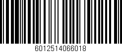 Código de barras (EAN, GTIN, SKU, ISBN): '6012514066018'