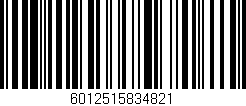 Código de barras (EAN, GTIN, SKU, ISBN): '6012515834821'