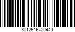 Código de barras (EAN, GTIN, SKU, ISBN): '6012516420443'