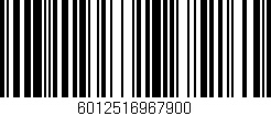 Código de barras (EAN, GTIN, SKU, ISBN): '6012516967900'