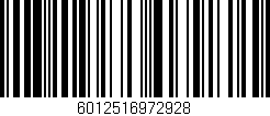 Código de barras (EAN, GTIN, SKU, ISBN): '6012516972928'