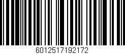 Código de barras (EAN, GTIN, SKU, ISBN): '6012517192172'