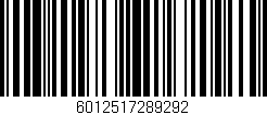 Código de barras (EAN, GTIN, SKU, ISBN): '6012517289292'