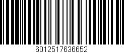 Código de barras (EAN, GTIN, SKU, ISBN): '6012517636652'