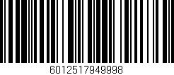 Código de barras (EAN, GTIN, SKU, ISBN): '6012517949998'