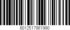 Código de barras (EAN, GTIN, SKU, ISBN): '6012517961990'